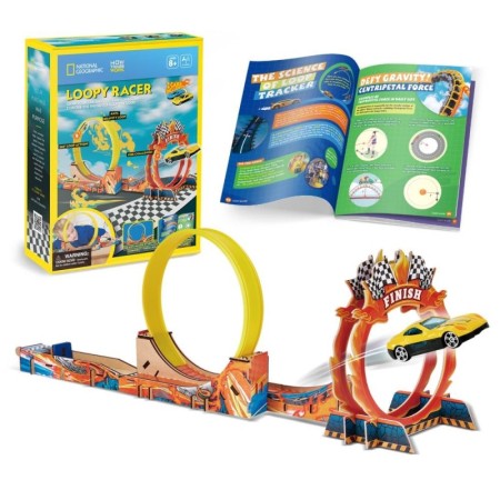 Cubic Fun - Joc Educativ STEM National Geographic puzzle 3D Cursa trasnita Cubic Fun - 1